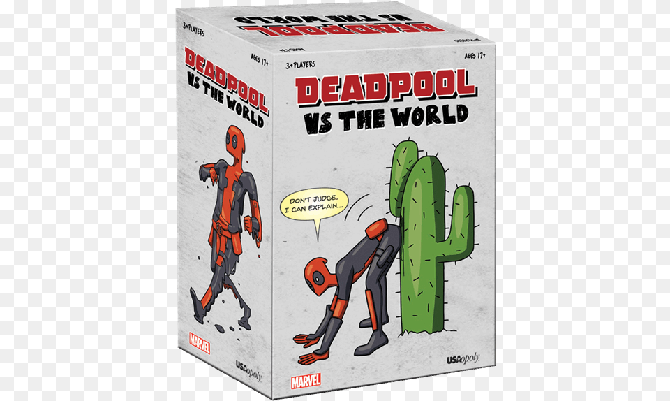 Deadpool Vs The World Card Game, Book, Comics, Publication, Person Free Transparent Png