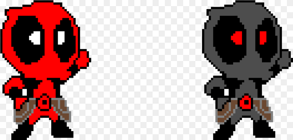 Deadpoolnormal And X Force Deadpool Pixel Art Marvel, Camera, Electronics Free Png Download