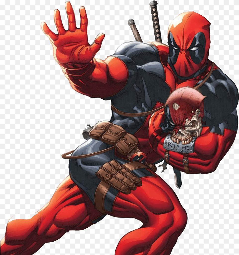 Deadpoolpng Background Deadpool Funny, Glove, Clothing, Person, Adult Free Png