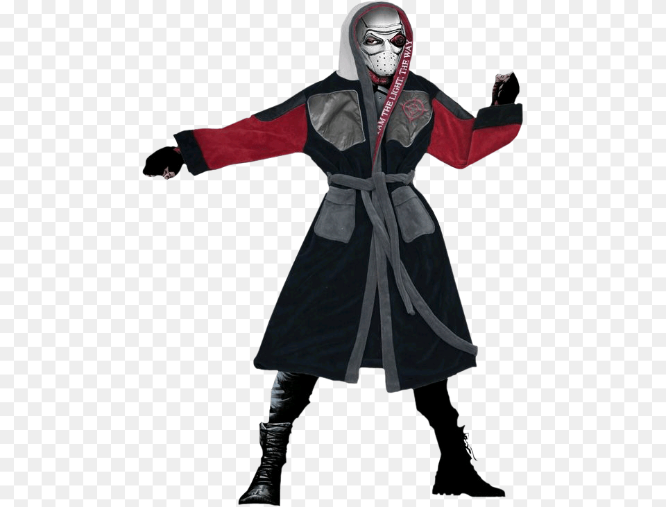 Deadshot Hooded Robe Suicide Squad Groovy Popcultcha, Clothing, Coat, Fashion, Costume Free Png