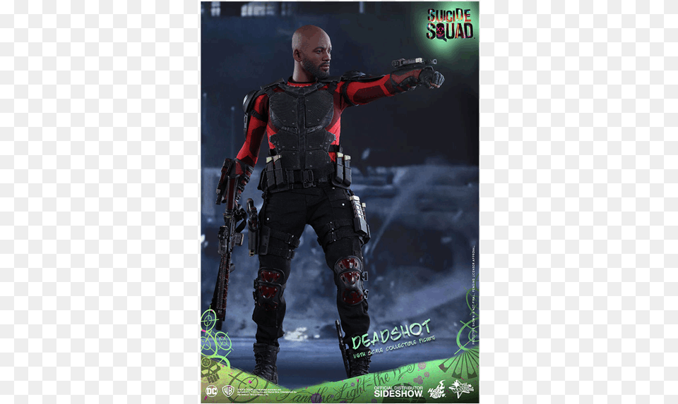 Deadshot Hot Toys, Adult, Advertisement, Male, Man Free Png Download