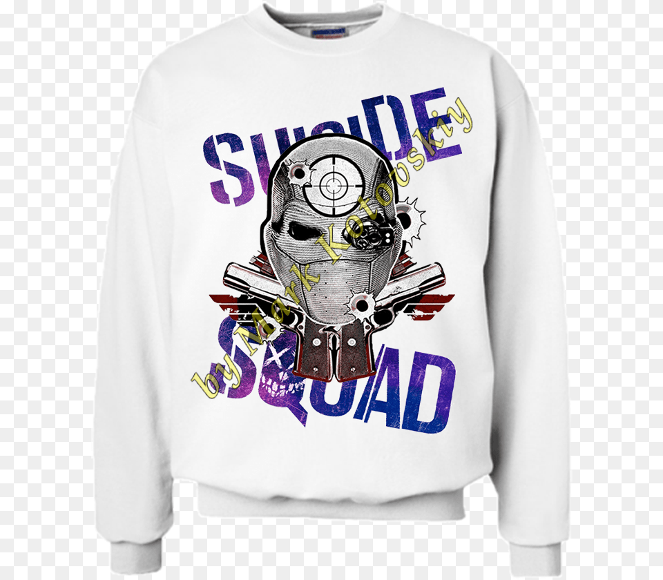 Deadshot Logo Sweatshirt, T-shirt, Clothing, Sweater, Knitwear Free Png Download