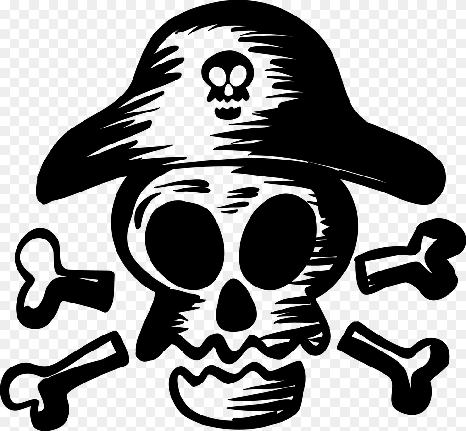 Deadth Clipart Pirate Skull, Stencil, Person, Baby, Face Free Transparent Png