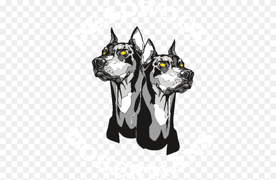Deadwood Dobermans Doberman Design, Logo, Animal, Canine, Dog Free Transparent Png