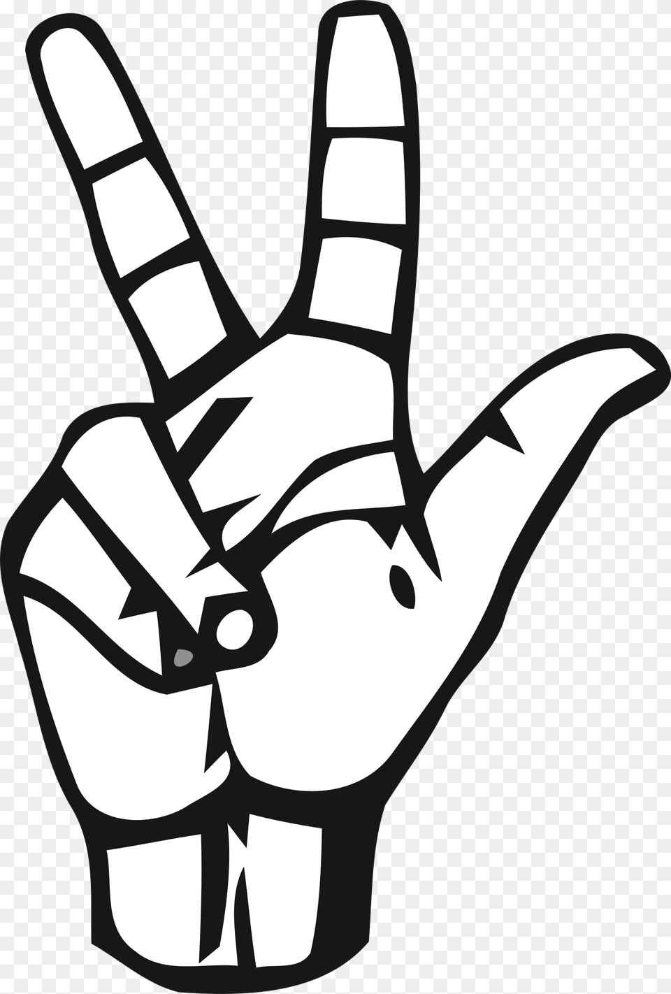 Deaf Alphabet Sign Language Number, Body Part, Finger, Hand, Person Free Png Download