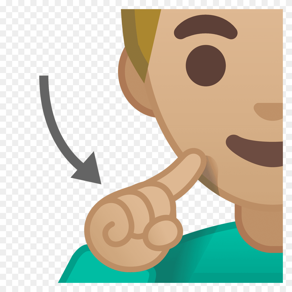 Deaf Man Emoji Clipart, Body Part, Finger, Hand, Person Free Png