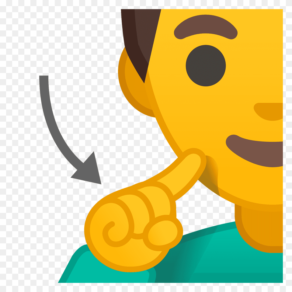 Deaf Man Emoji Clipart Png Image