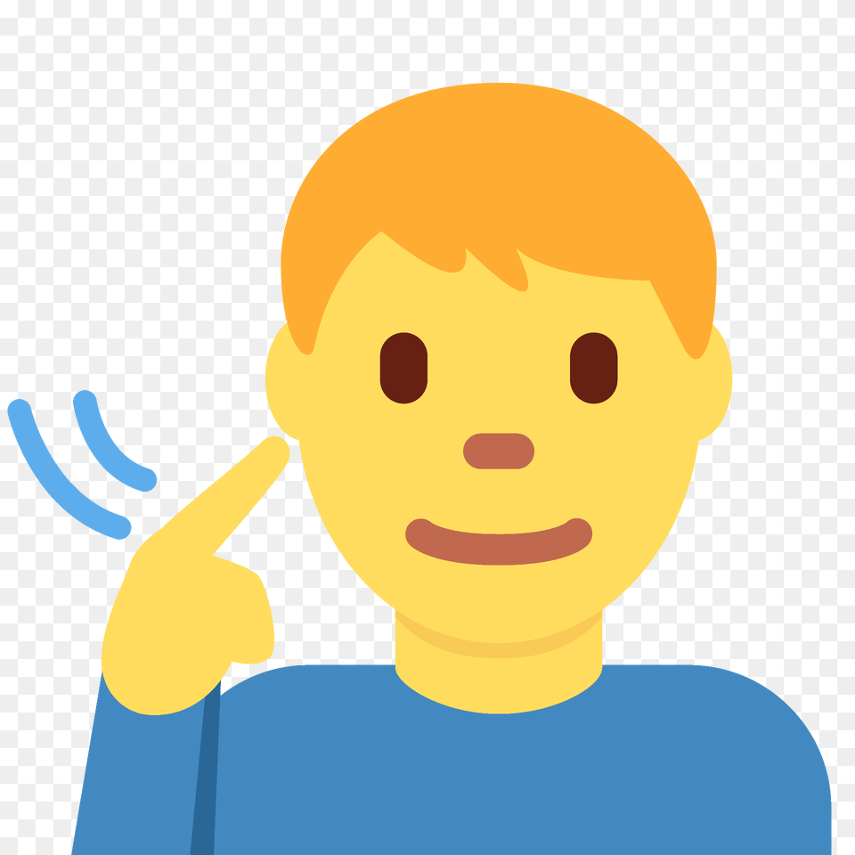 Deaf Man Emoji Clipart, Photography, Baby, Person, Face Free Transparent Png