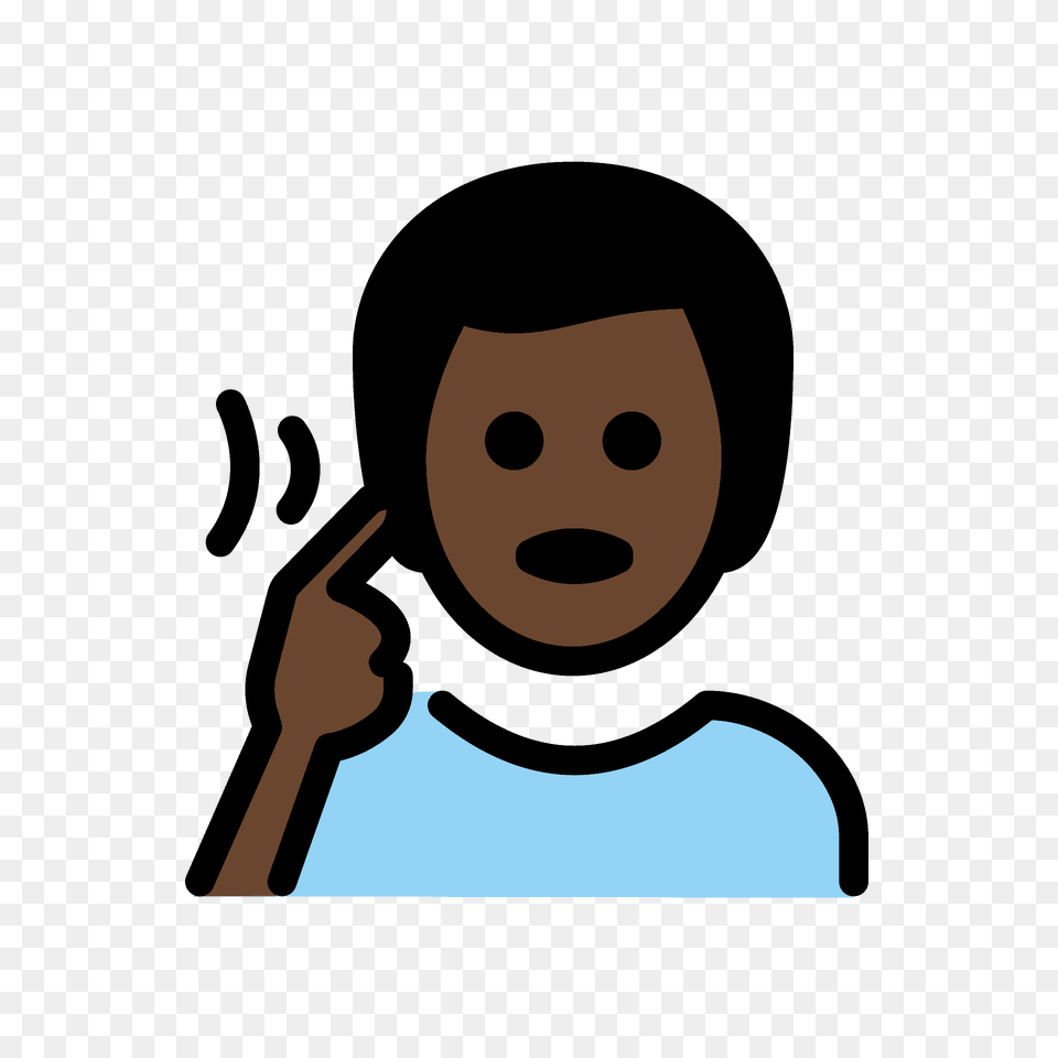 Deaf Man Emoji Clipart, Photography, Face, Head, Person Png