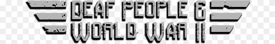 Deaf People Logo, Text, Stencil Free Transparent Png