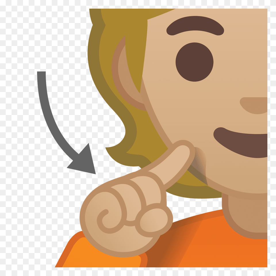 Deaf Person Emoji Clipart, Body Part, Finger, Hand, Face Free Png Download
