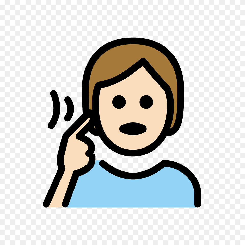 Deaf Person Emoji Clipart, Cutlery, Spoon, Baby, Face Png
