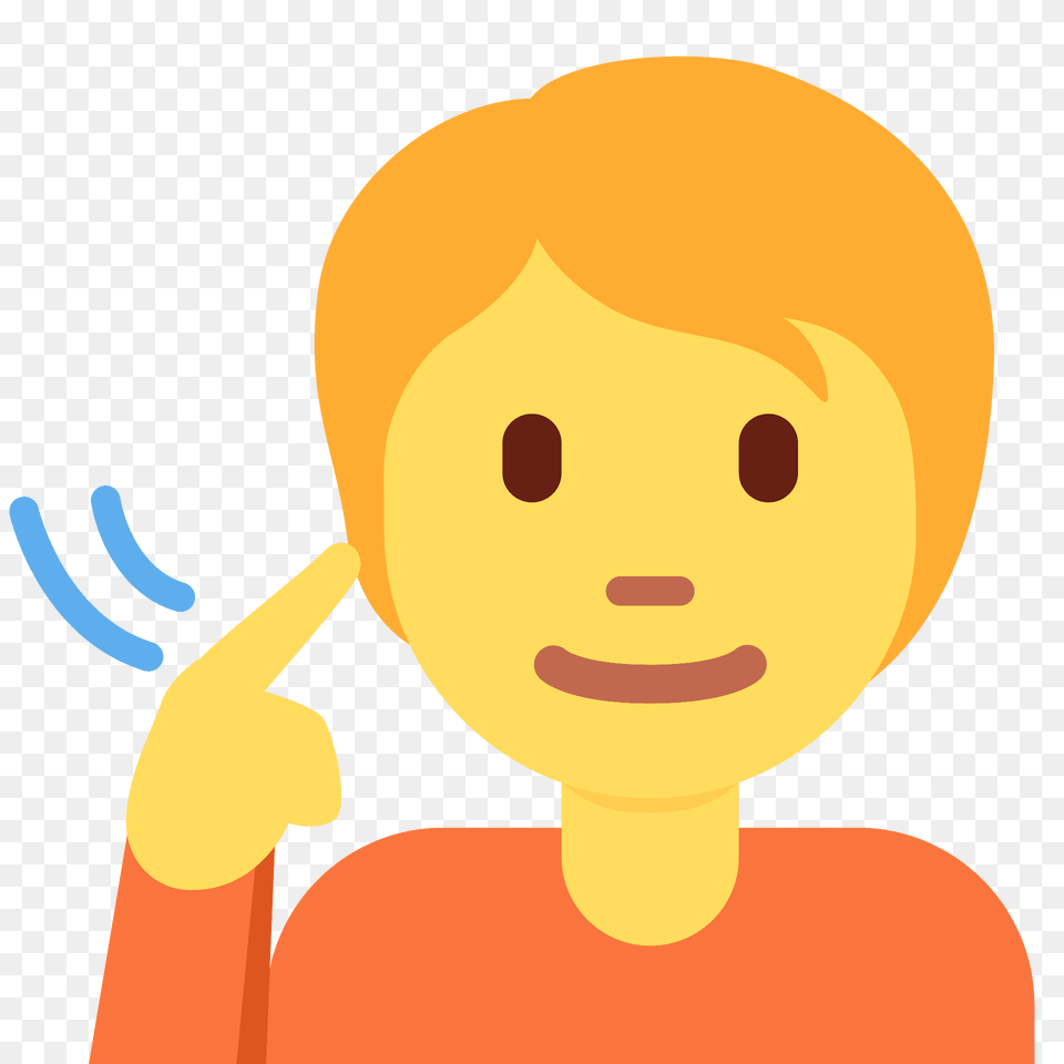 Deaf Person Emoji Clipart, Photography, Face, Head, Portrait Png Image