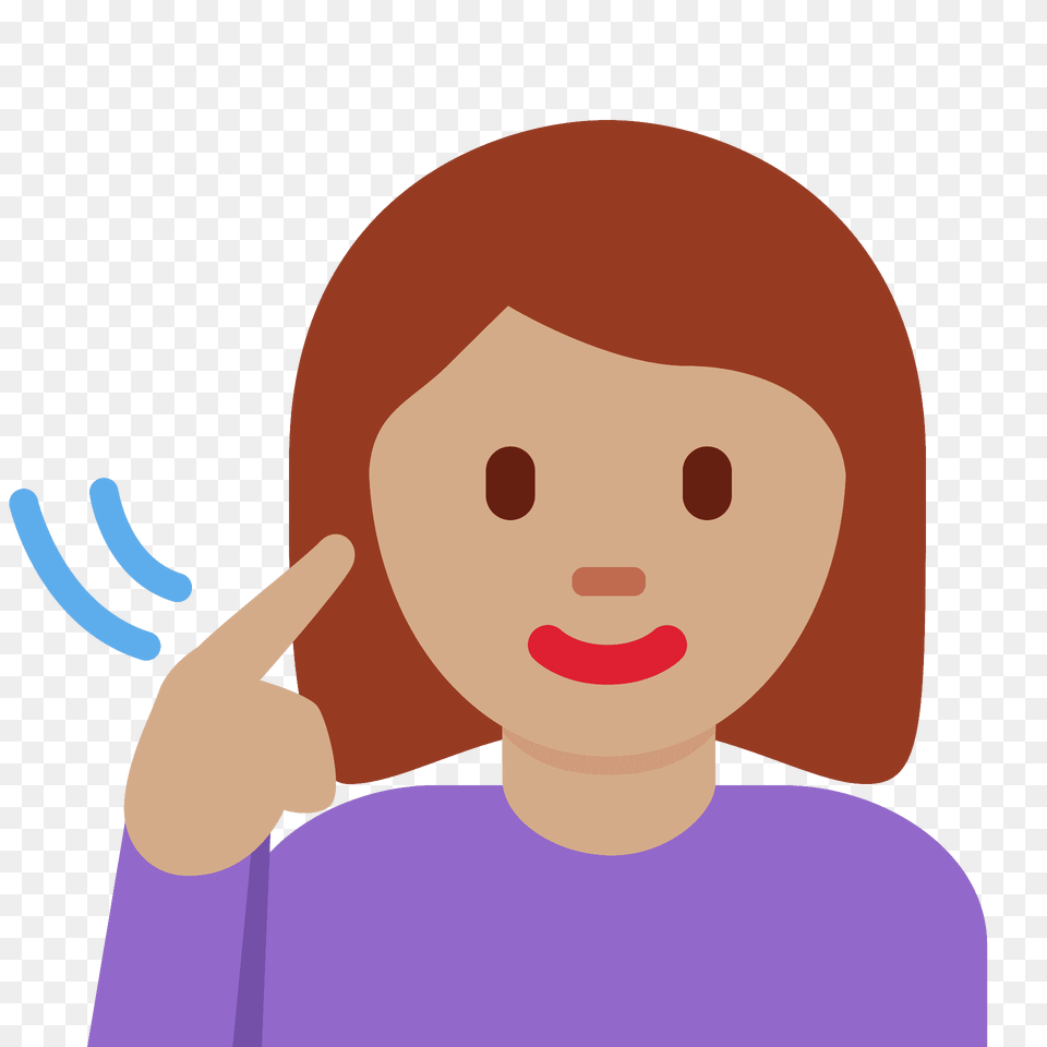 Deaf Woman Emoji Clipart, Baby, Person, Head, Hand Png
