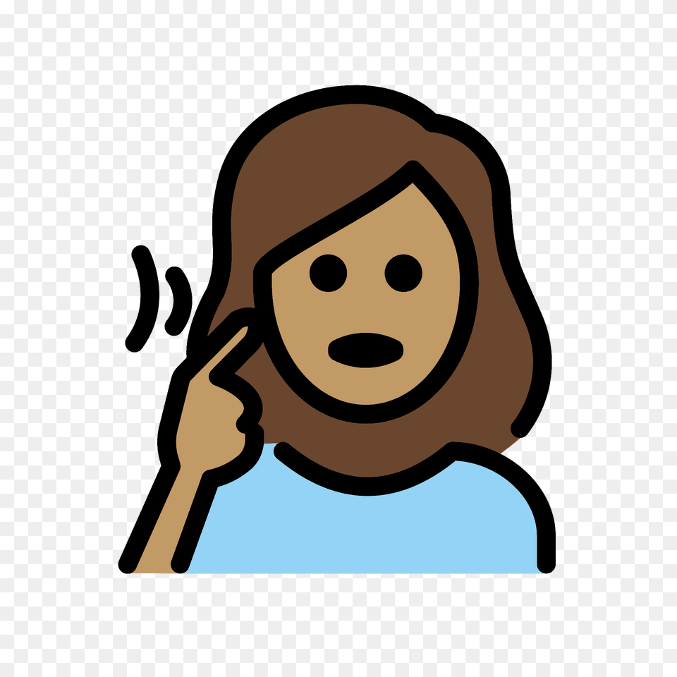 Deaf Woman Emoji Clipart, People, Person, Animal, Kangaroo Free Png Download