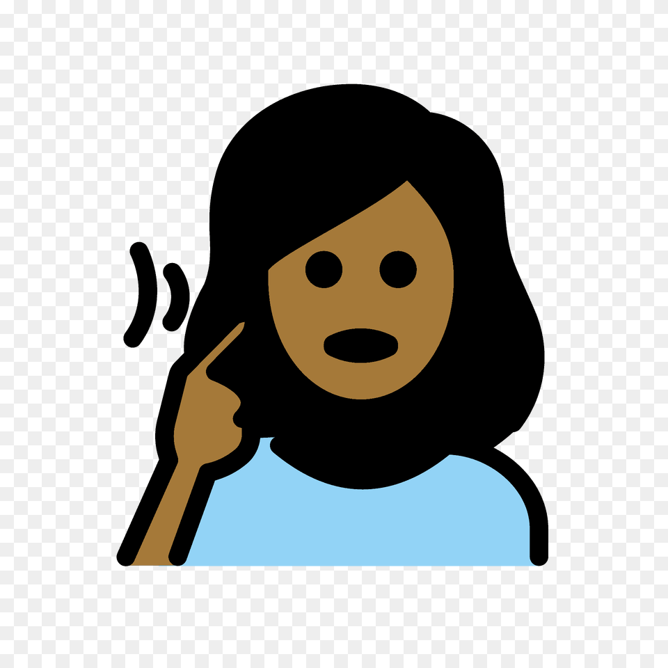 Deaf Woman Emoji Clipart, People, Person, Baby, Face Free Transparent Png