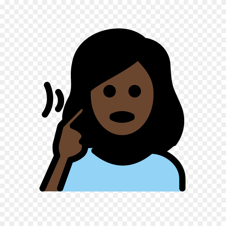 Deaf Woman Emoji Clipart, Baby, Person, Face, Head Png Image