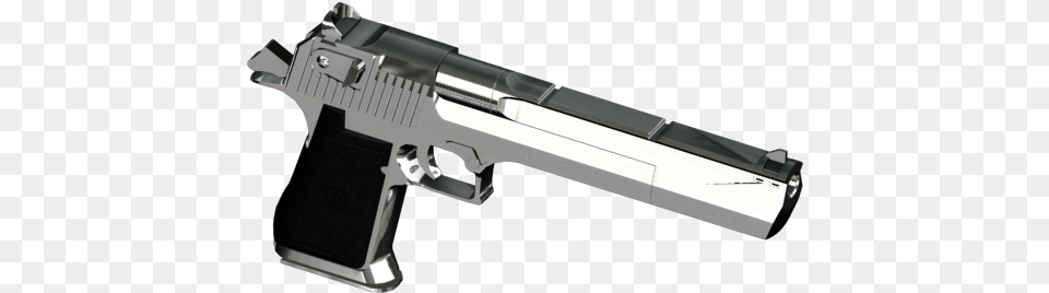 Deagle Chrome Gta Sa, Firearm, Gun, Handgun, Weapon Free Transparent Png