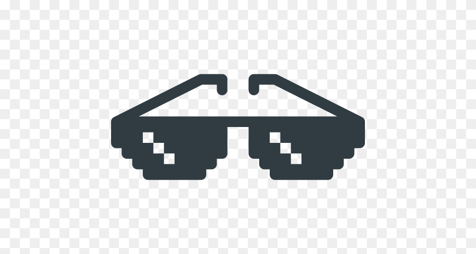 Deal Geek Glasses It Mame Pixel Glasses With Icon Free Png Download
