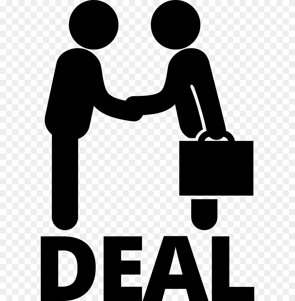 Deal Two People Shaking Hands Icon, Stencil, Body Part, Hand, Person Free Transparent Png