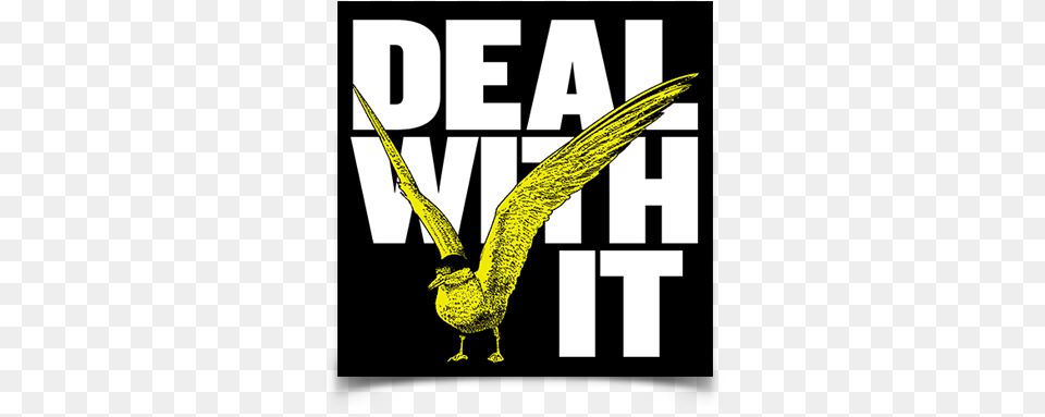 Deal With It Seagull Sticker Bird, Animal, Waterfowl, Smoke Pipe Free Transparent Png