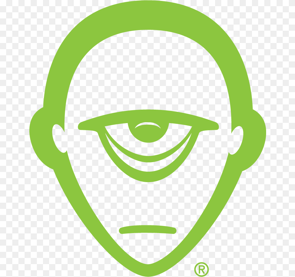 Dealer Gallery Freak Paintball Logo, Green, Person, Face, Head Free Png Download