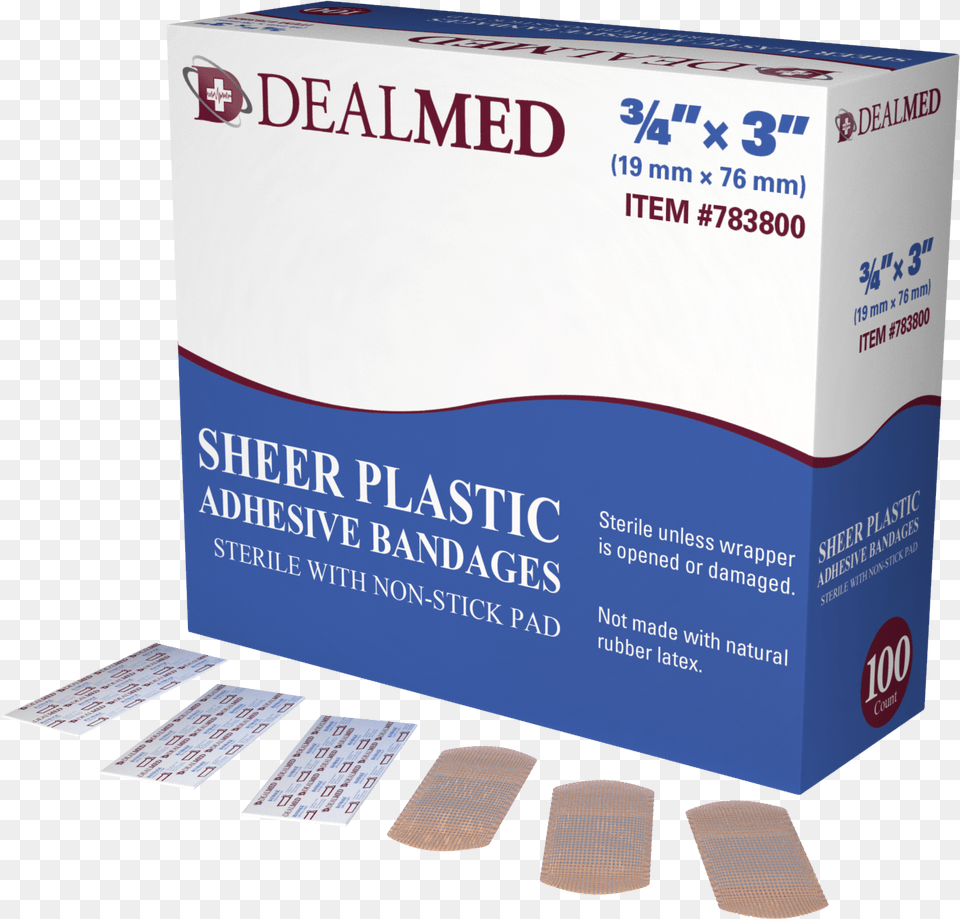 Dealmed Flexible Sheer Adhesive Bandages New York Rangers, Bandage, First Aid, Box Png Image