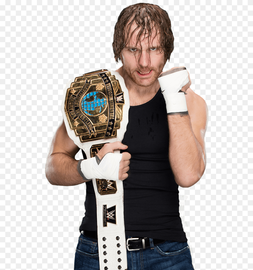 Dean Ambrose Intercontinental Champion, Accessories, Man, Male, Person Free Png Download