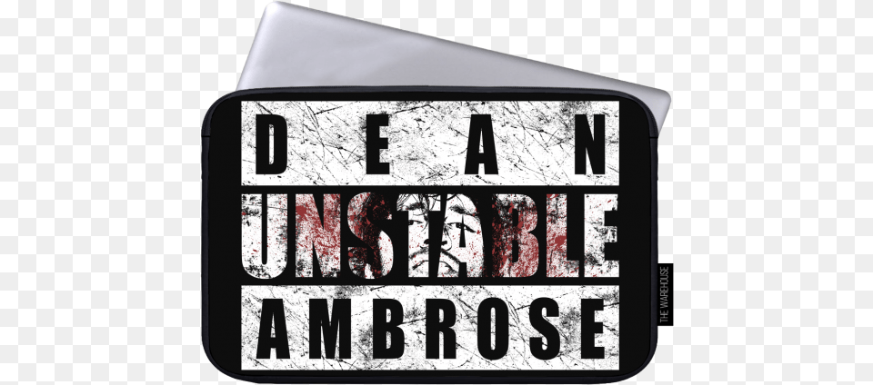 Dean Ambrose Printed Laptop Sleeves Graphic Design, Electronics, Mobile Phone, Phone, Text Png