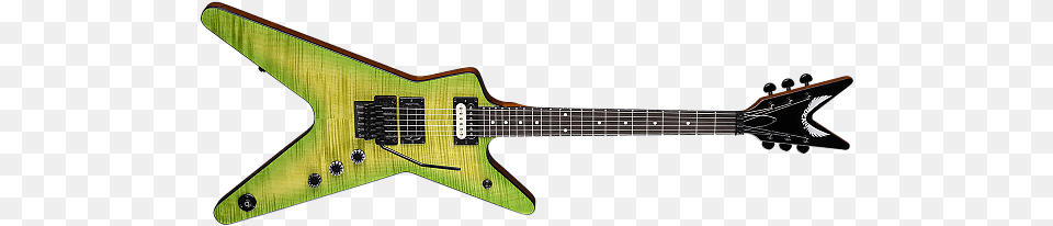 Dean Dime Slime Ml Electric Guitar New Dean Dimebag Dime Slime Ml, Electric Guitar, Musical Instrument, Bass Guitar Png Image