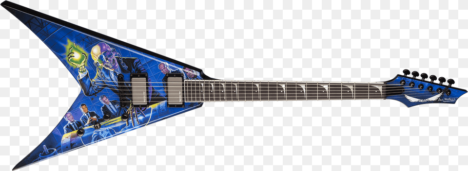 Dean Guitars Dave Mustaine Rust In Peace, Electric Guitar, Guitar, Musical Instrument, Adult Png Image