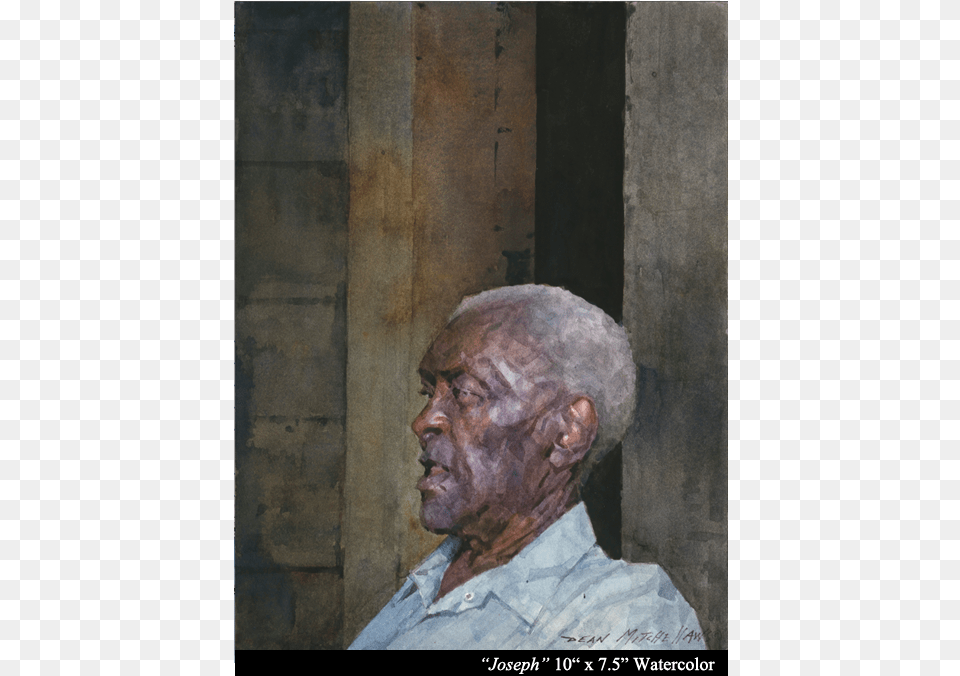 Dean Mitchell Studio Watercolor Painting, Portrait, Photography, Art, Face Free Png