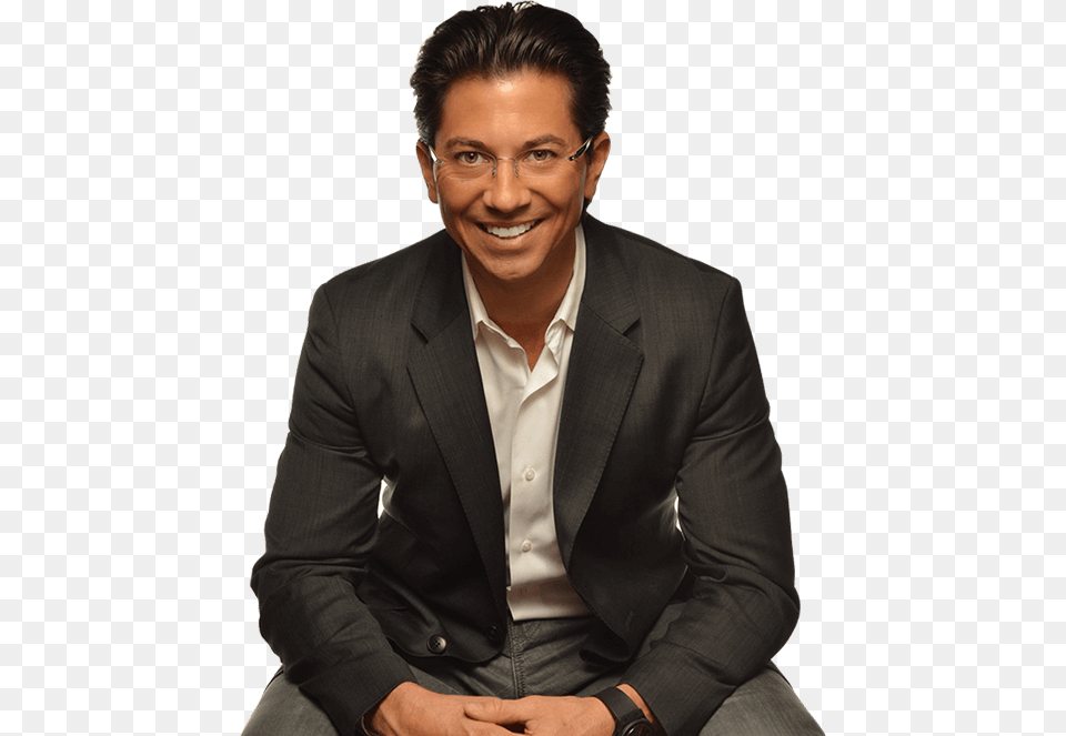 Dean Post Sitting Dean Graziosi, Suit, Smile, Person, Jacket Free Png Download