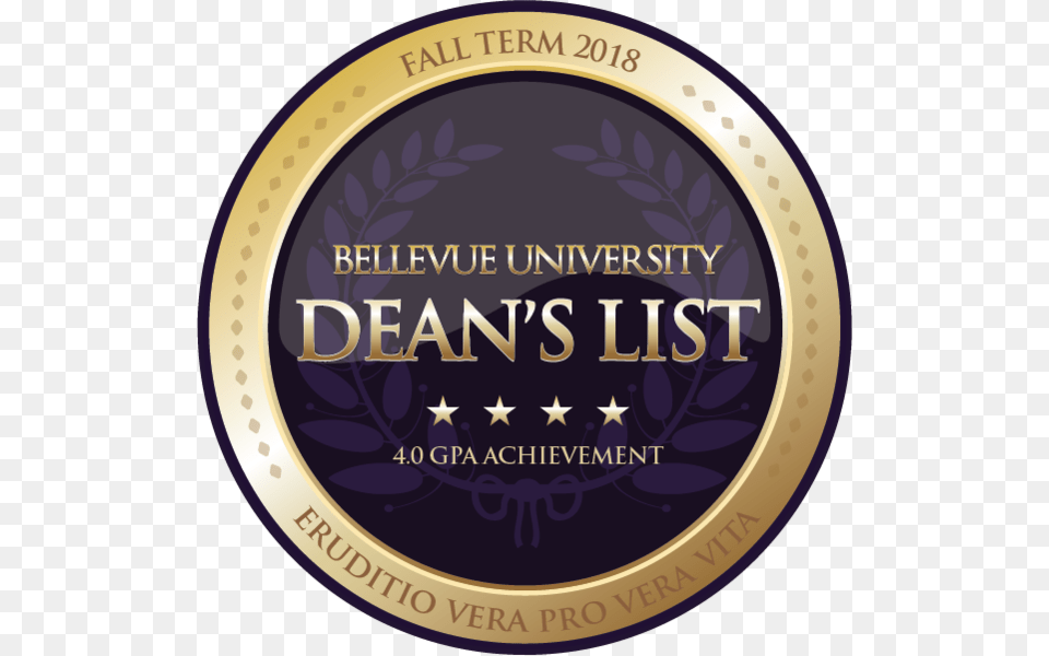 Dean S List Emblem, Gold, Tape, Logo Free Png Download