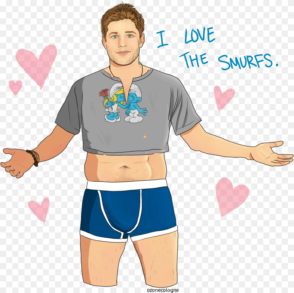 Dean Winchester Fan Art, Clothing, Shorts, T-shirt, Boy Png