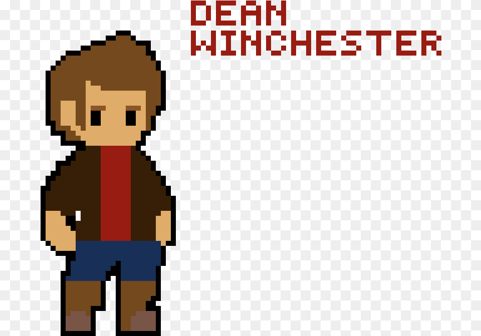 Dean Winchester Mega Man Box Art Png Image