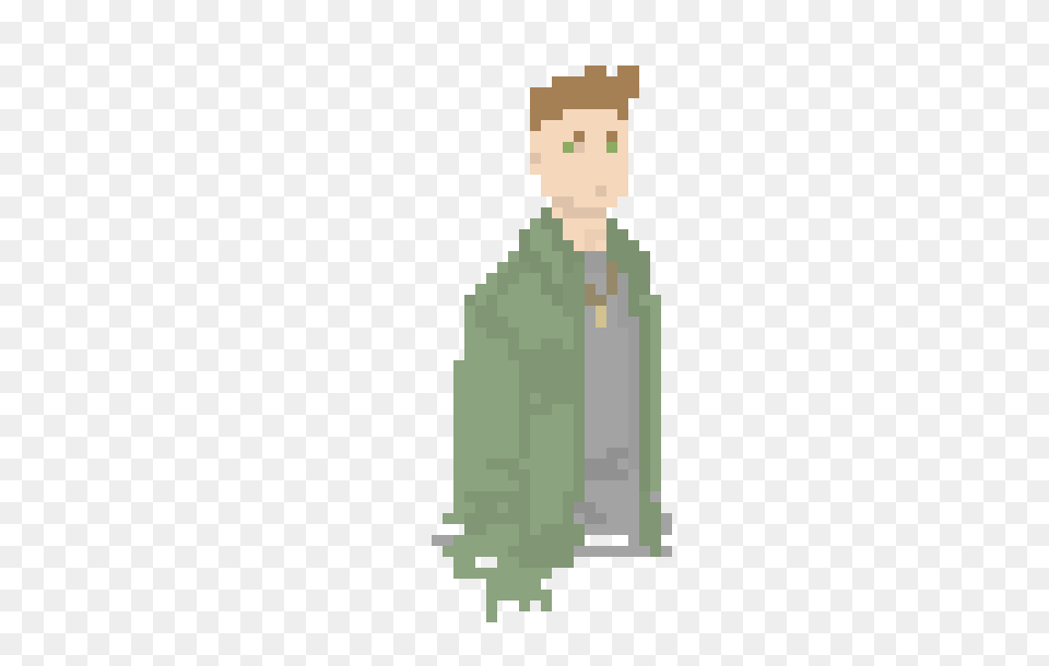 Dean Winchester Pixel Art Maker, Clothing, Coat, Long Sleeve, Sleeve Free Png Download