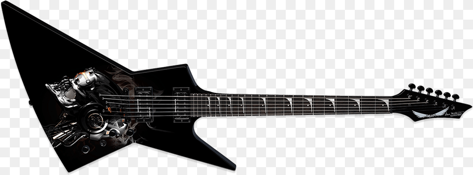 Dean Zero Dave Mustaine Vic Rattlehead, Bass Guitar, Guitar, Musical Instrument, Machine Free Transparent Png