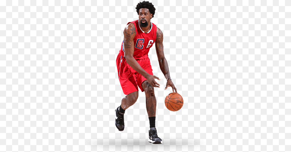 Deandre Jordan Low Dribble Deandre Jordan No Background, Adult, Ball, Basketball, Basketball (ball) Png