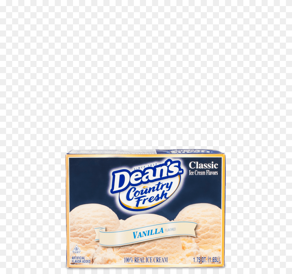 Deans Country Fresh Classic Vanilla Ice Cream Deans Dairy, Dessert, Food, Ice Cream, Bread Free Png Download