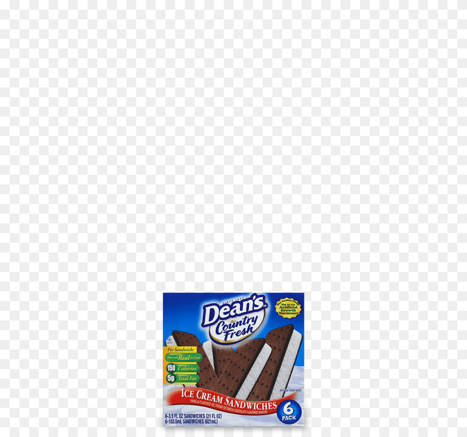 Deans Country Fresh Vanilla Ice Cream Sandwiches Deans Dairy, Food, Sweets, Advertisement Free Transparent Png