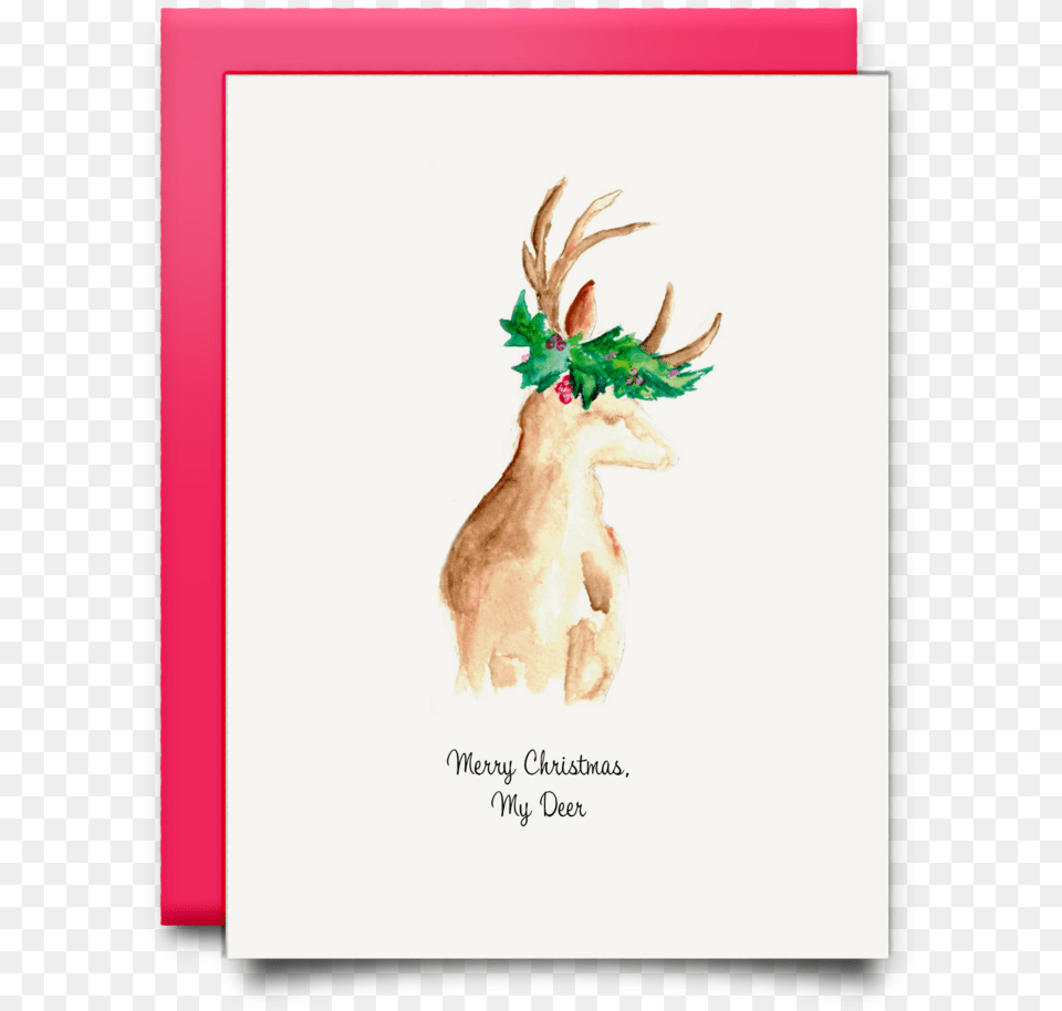 Dear Copy Greeting Card, Animal, Deer, Mammal, Wildlife Free Png