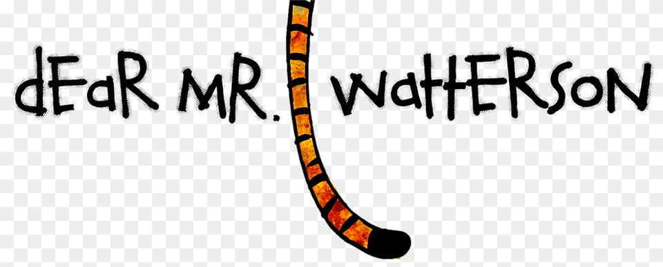 Dear Mr Watterson, Text Png Image