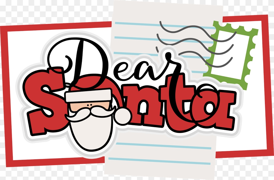 Dear Santa Lettersclass Img Responsive True Size Clip Art Santa Letters, Text, Advertisement, Dynamite, Poster Free Png Download