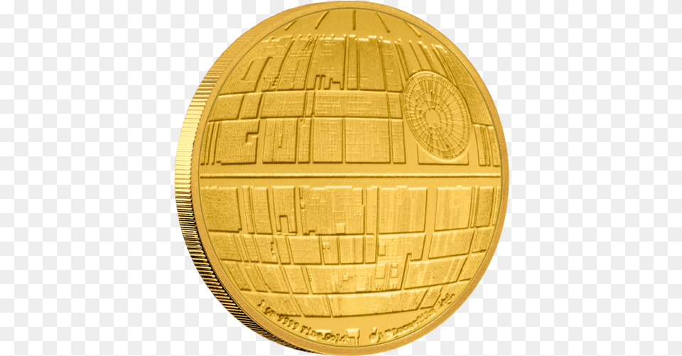 Death 1oz Gold Coin Death Star, Money, Wristwatch Free Png