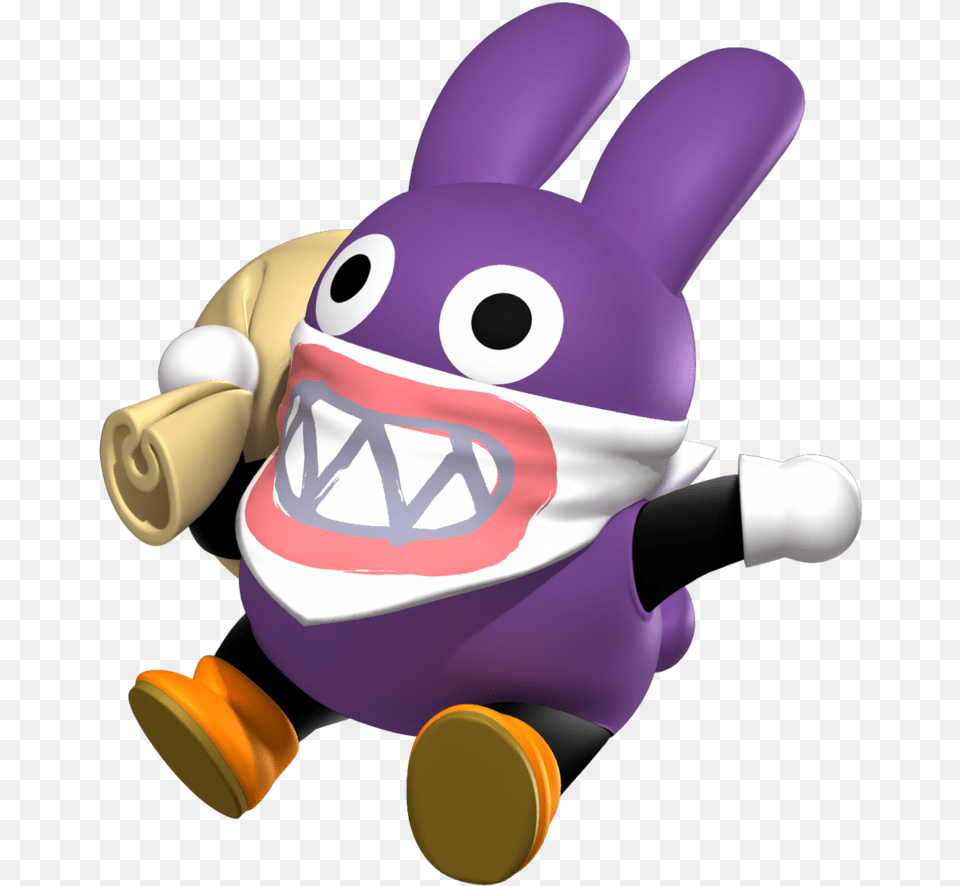 Death Battle Bot Nabbit In Mario Kart Tour, Plush, Toy Free Png Download