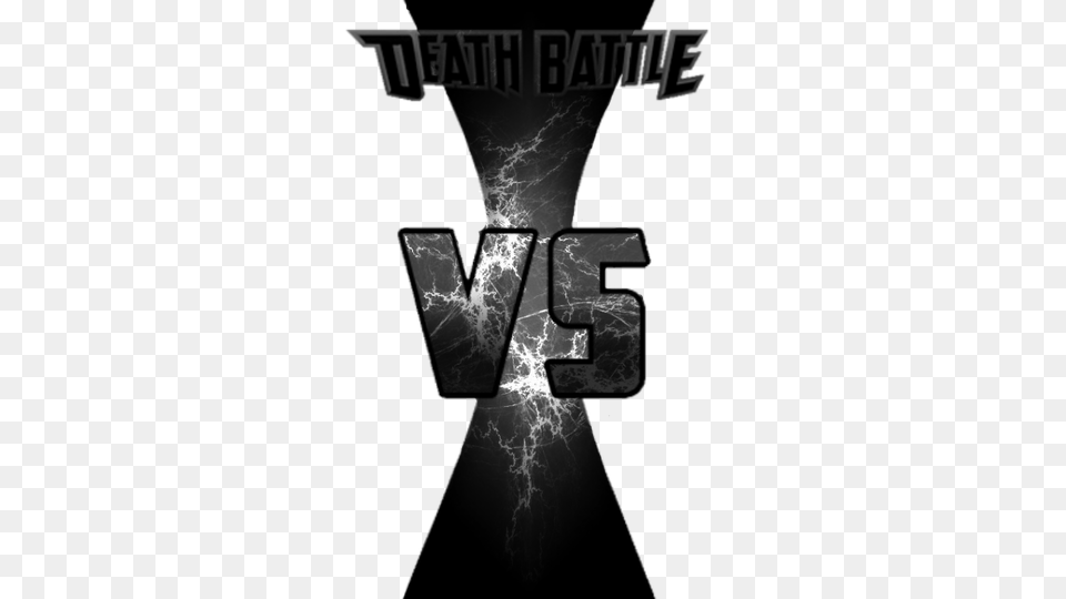 Death Battle Template Black And White Lightning, Logo, Cross, Symbol, Weapon Free Transparent Png