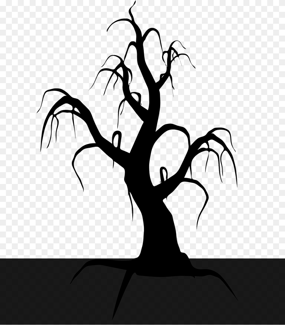 Death Clipart, Plant, Tree, Silhouette, Potted Plant Free Png