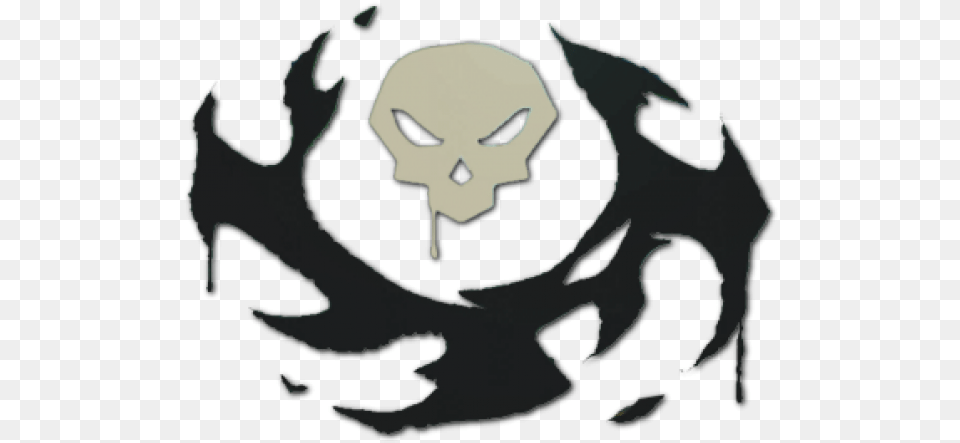 Death Clipart Icon Overwatch Reaper Death Blossom Logo, Stencil, Person, Face, Head Free Png Download