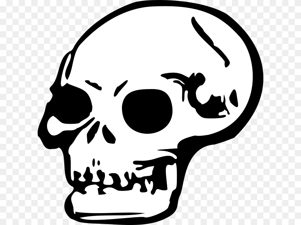 Death Clipart Skull Bone, Stencil, Baby, Person Free Png Download